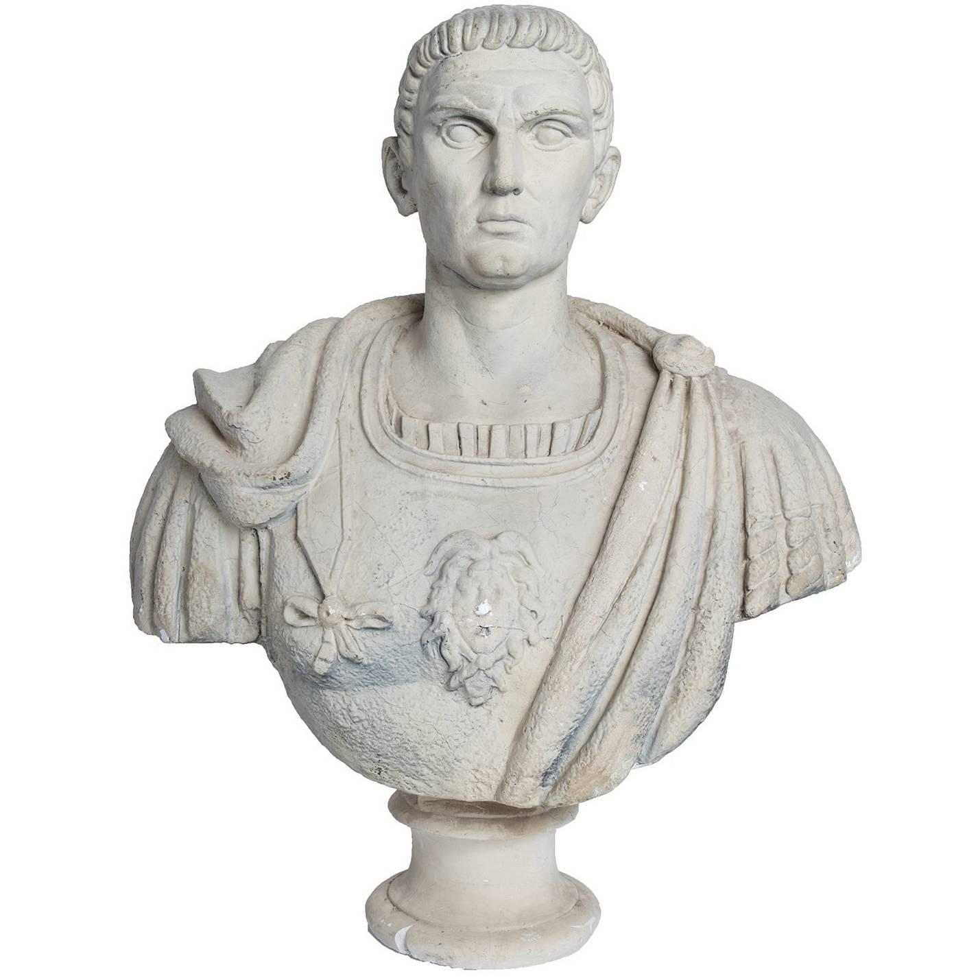 Neoclassical Bust of a Roman General 