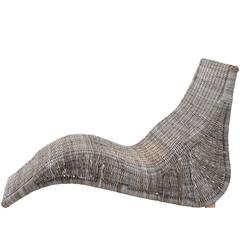 Modern Outdoor Wicker Lounge Chair
