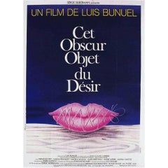 Retro "Cet Obscur Objet Du Désir" Flim Poster, 1977