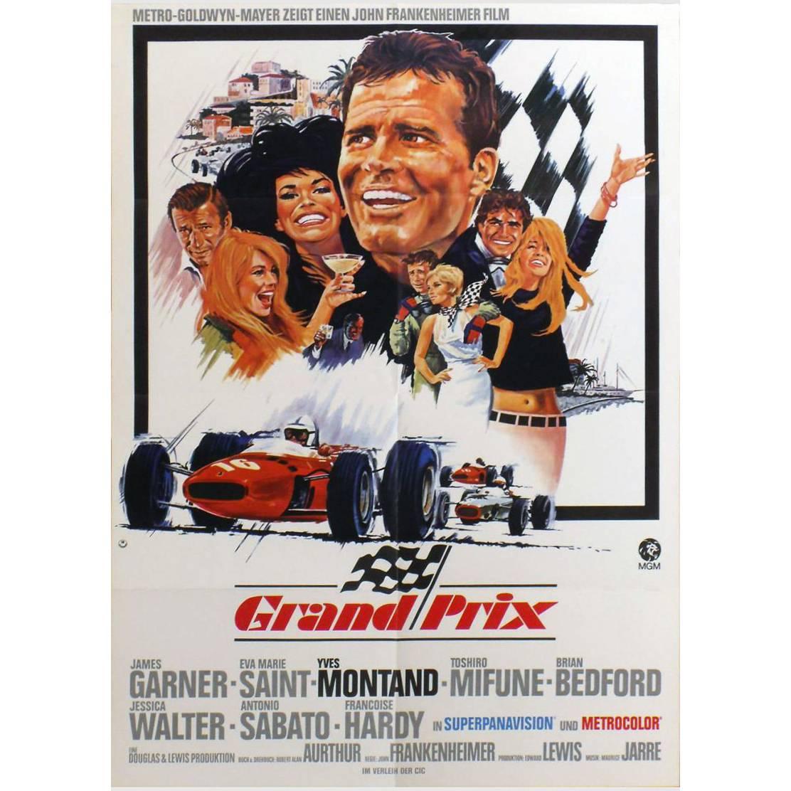 "Grand Prix" Film Poster, 1966 For Sale