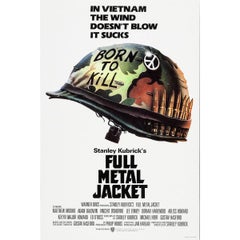"Full Metal Jacket" Film Poster, 1987