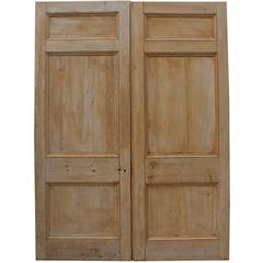 Reclaimed Victorian Pine Double Doors