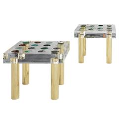 Pair of Tables Designed and Produced by Studio Superego