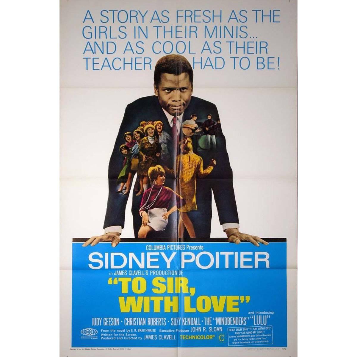 "To Sir, With Love" Film Poster, 1967