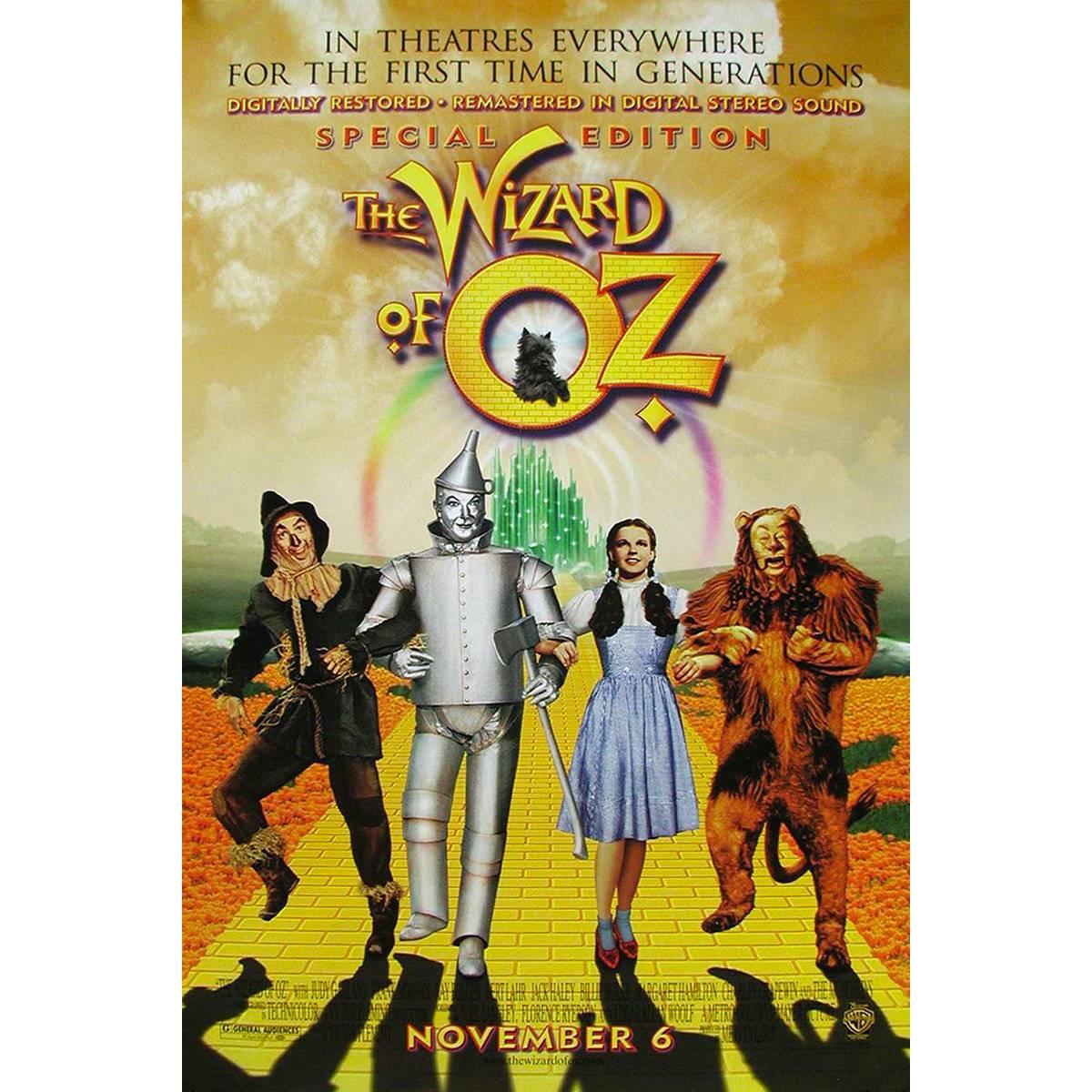 Original Wizard Of Oz Movie Poster