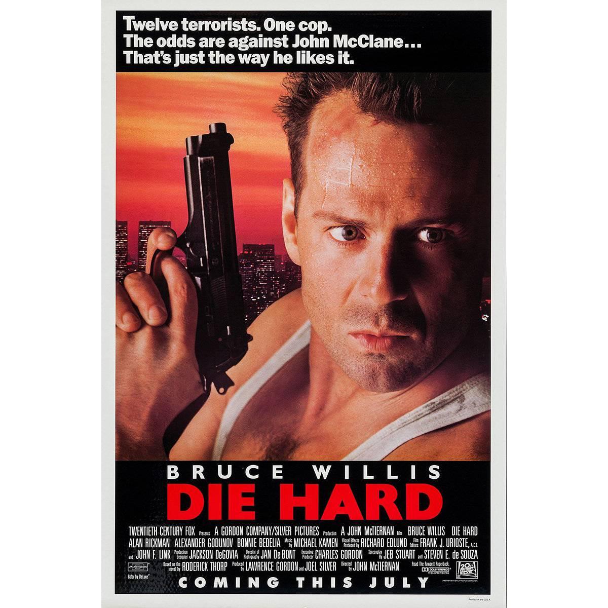 "Die Hard" Film Poster, 1988 For Sale