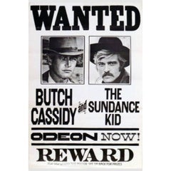 Used "Butch Cassidy And The Sundance Kid" Film Poster, 1969