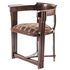 Viennese Secessionist Chair early 20th Century Wiener Werkstaette