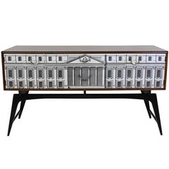 Vintage Fornasetti Style Credenza