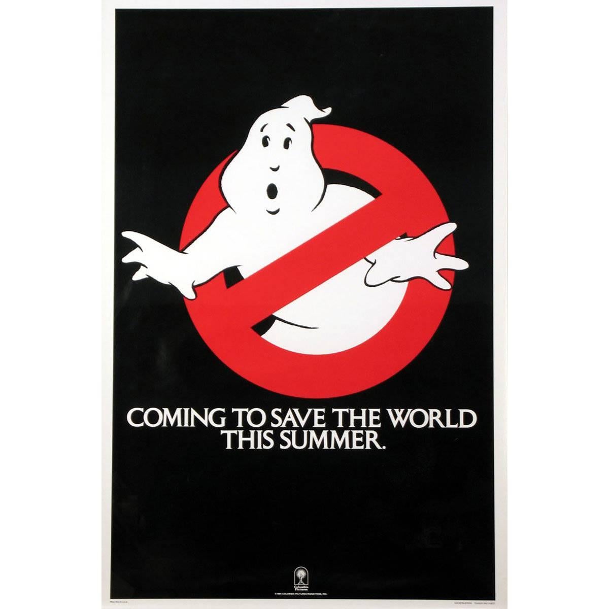 "Ghostbusters" Film Poster, 1984 For Sale