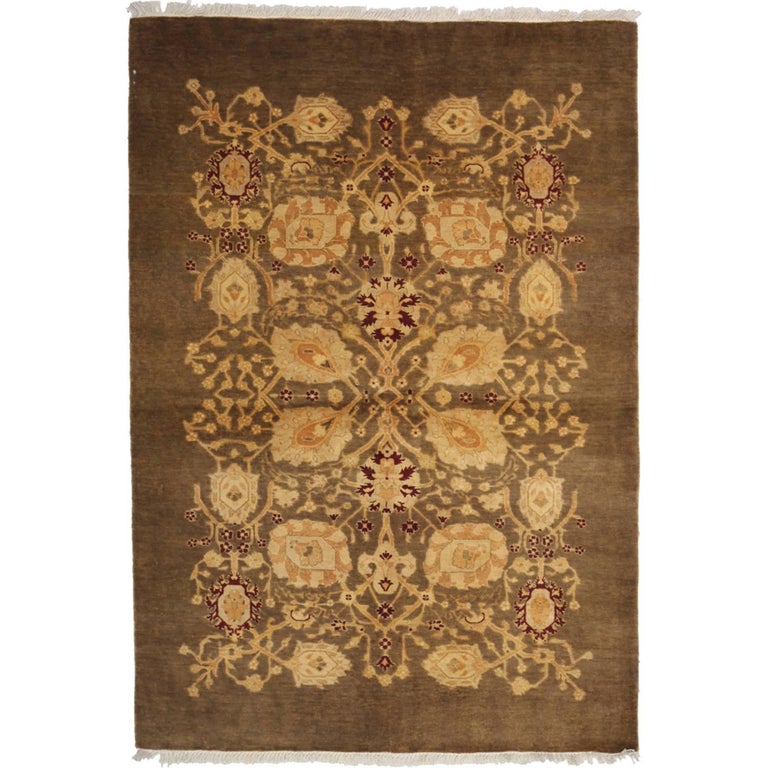 Brown Ottoman Area Rug For Sale at 1stdibs