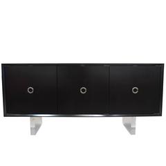 Twenty Twenty Lucite Three Door Credenza