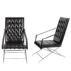 Rare Pair of Napoleonic Campaign Chairs John Vesey 11