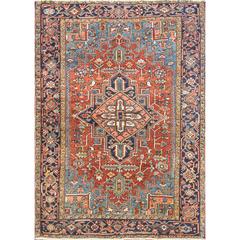 Attractive Antique Persian Heriz Carpet