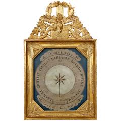19th Century French Barometer in Giltwood Frame 7
