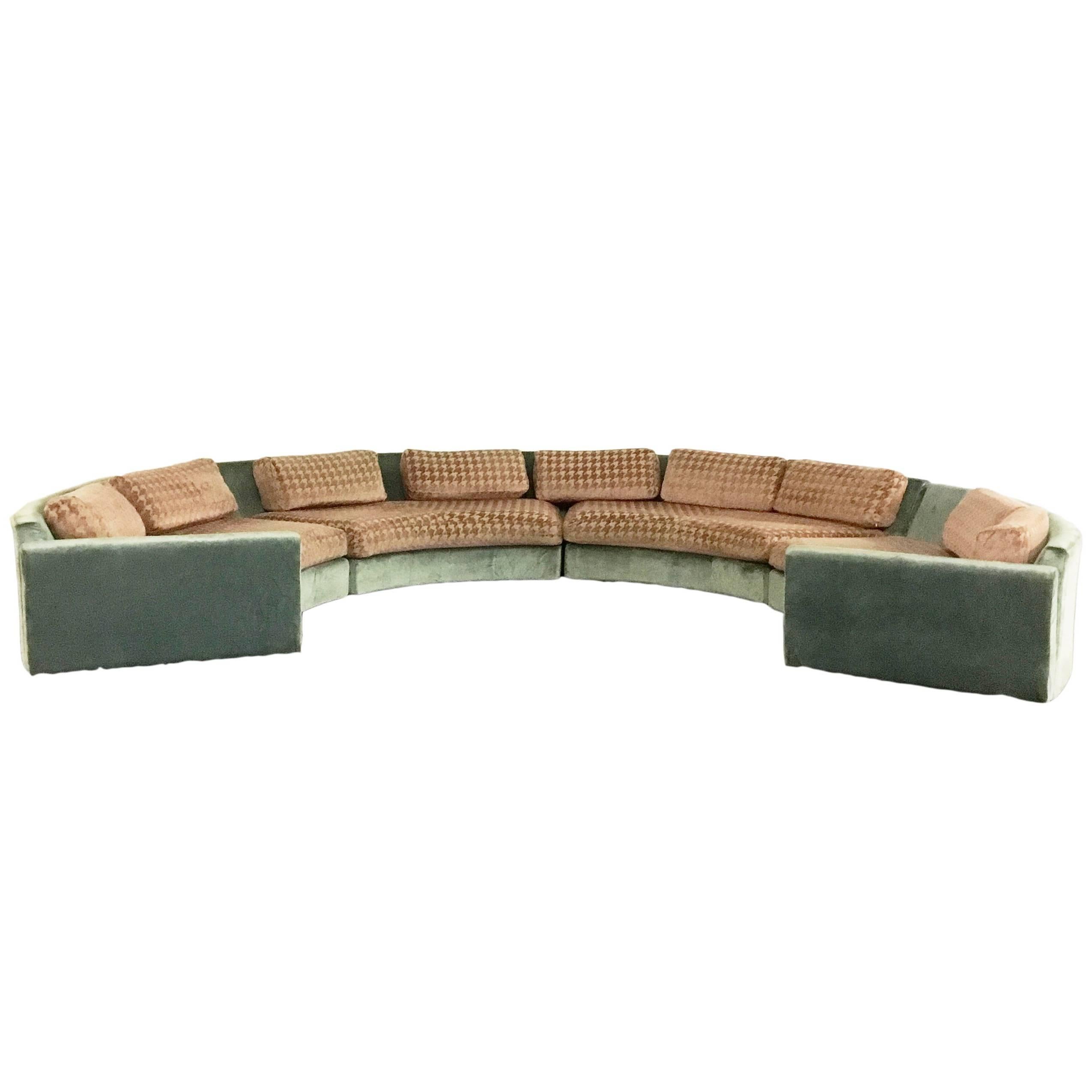 Adrian Pearsall for Craft Associates Circle Sofa For Sale