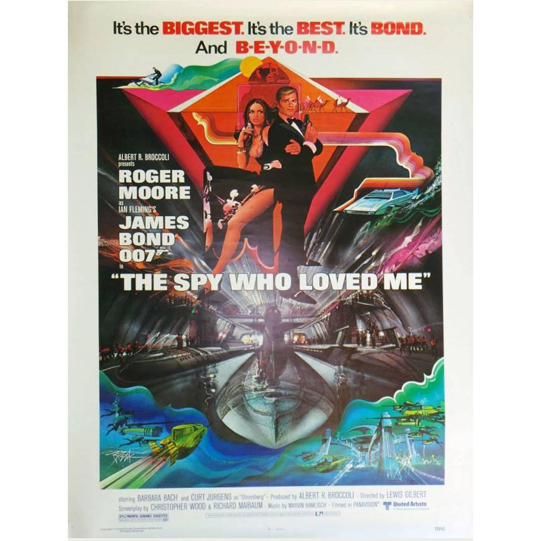 "Spy Who Loved Me" the Film Poster, 1977 For Sale