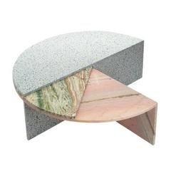 Piece of the Pie, Coffee Table in Portuguese Pink Marble by Jonathan Zawada 6