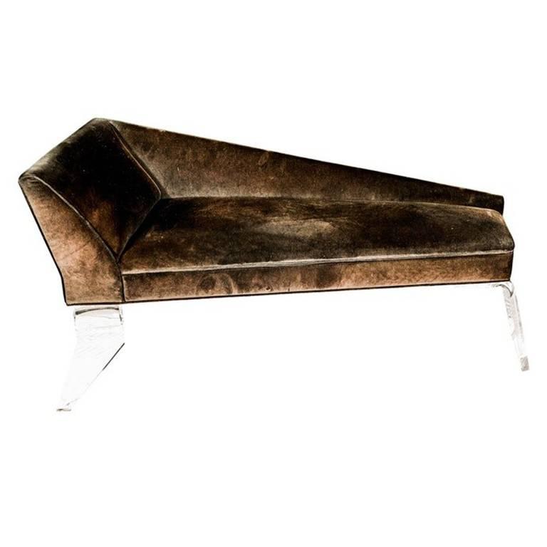 Contemporary Upholstered Fainting Sofa