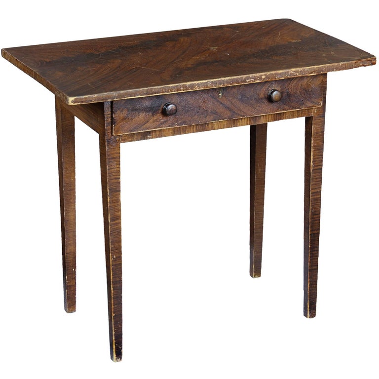 GrainPainted Side Table For Sale at 1stDibs