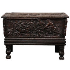 Possibly 18th Century Carved Italian Coffer