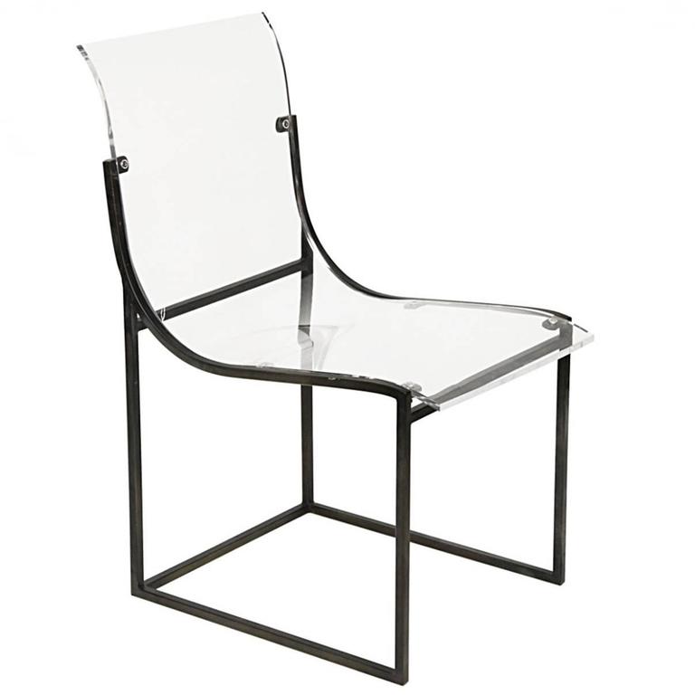 Functional Art Metal Chair Senegal For At 1stdibs Acrylic And Metal Chair
