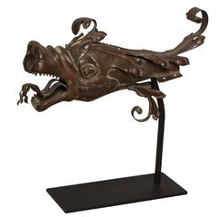 Baroque Style Dolphin Head Mounted on a Base 5