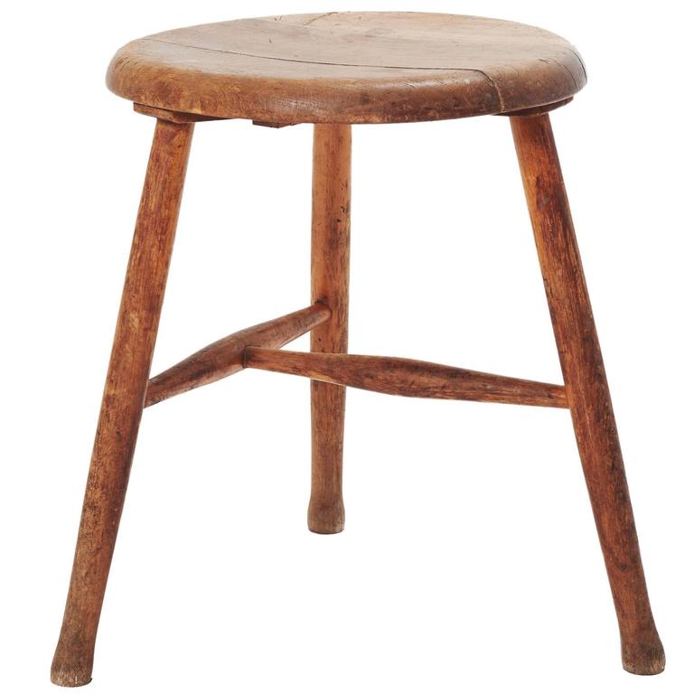 Vintage Wooden Stool For At 1stdibs Vintage Wooden Stool For