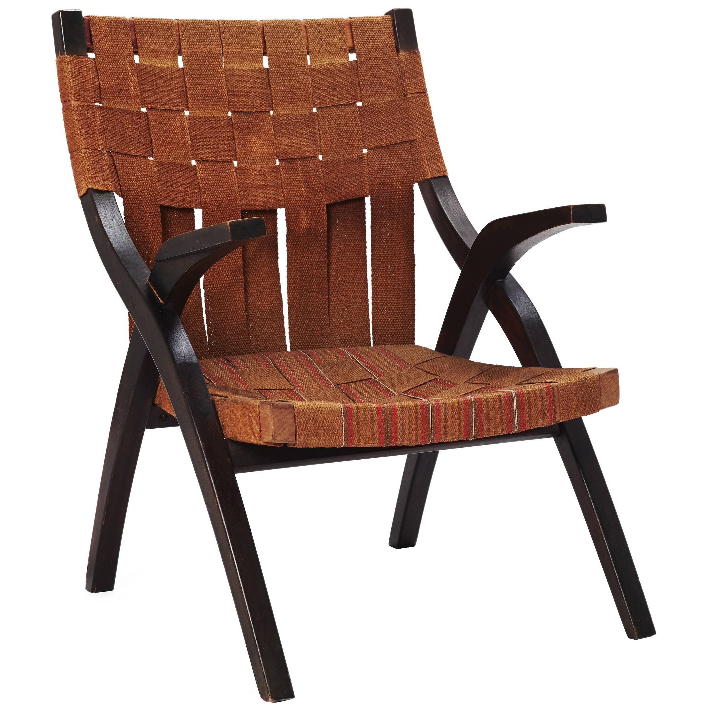 Vintage Basket Woven Chair