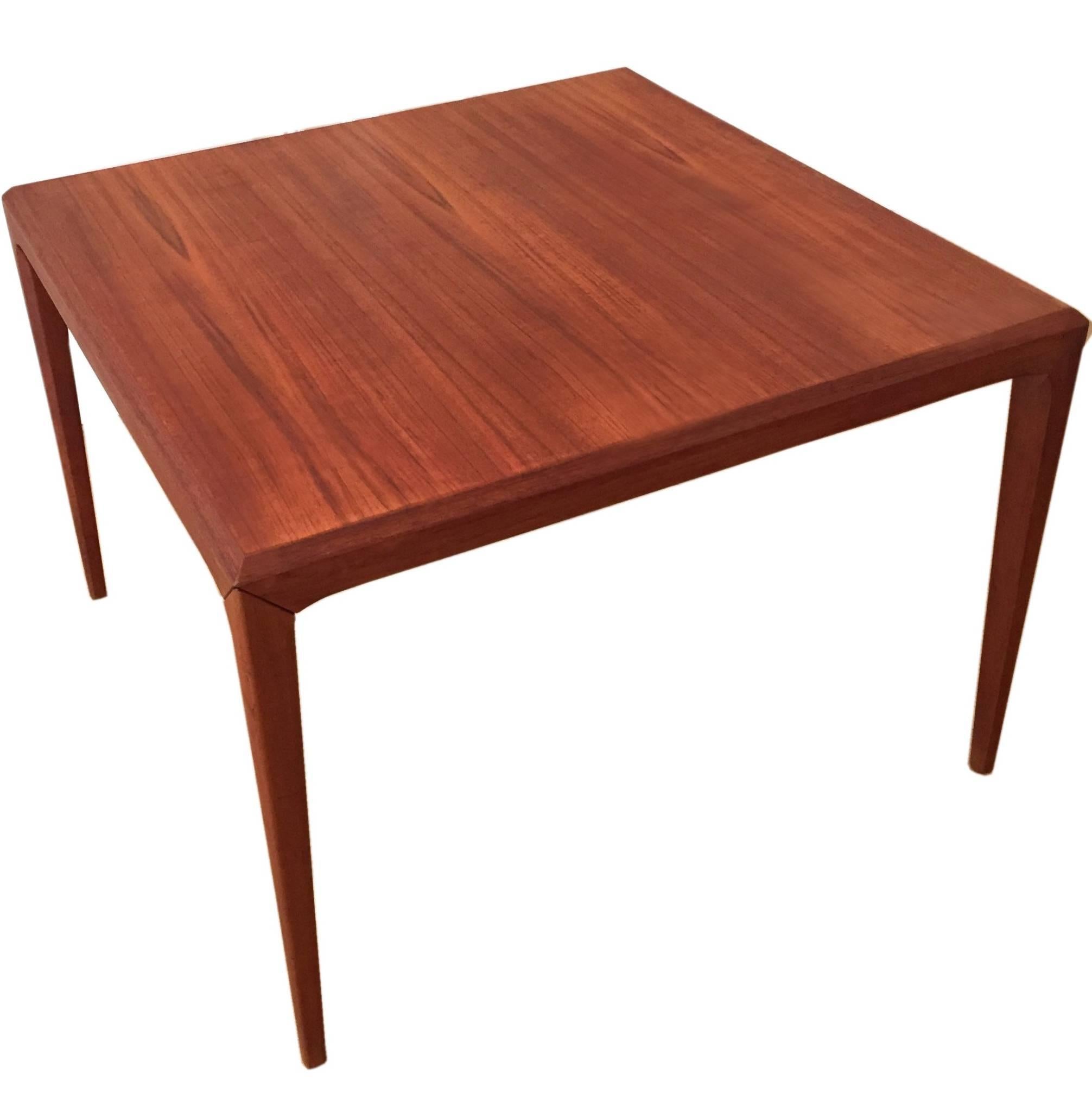 Danish Mid-Century Cubic Teak Coffee Table by Johannes Andersen for Silkeborg For Sale