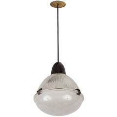 1960s Italian Glass and Metal Pendant for Oluce 7