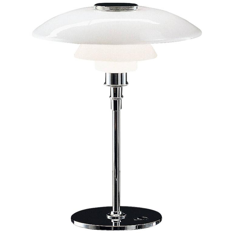 Large Poul Henningsen Ph 4½ 3½ Glass Table Lamp For Louis Poulsen Large Poul Henningsen Ph 4½ 3½ Glass Table Lamp For Louis Poulsen