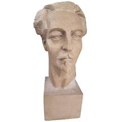 Stone Portrait of Ezra Pound, by Francesco La Monaca 8