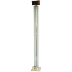 Mauro Martini Glass and Brass Floor Lamp 10