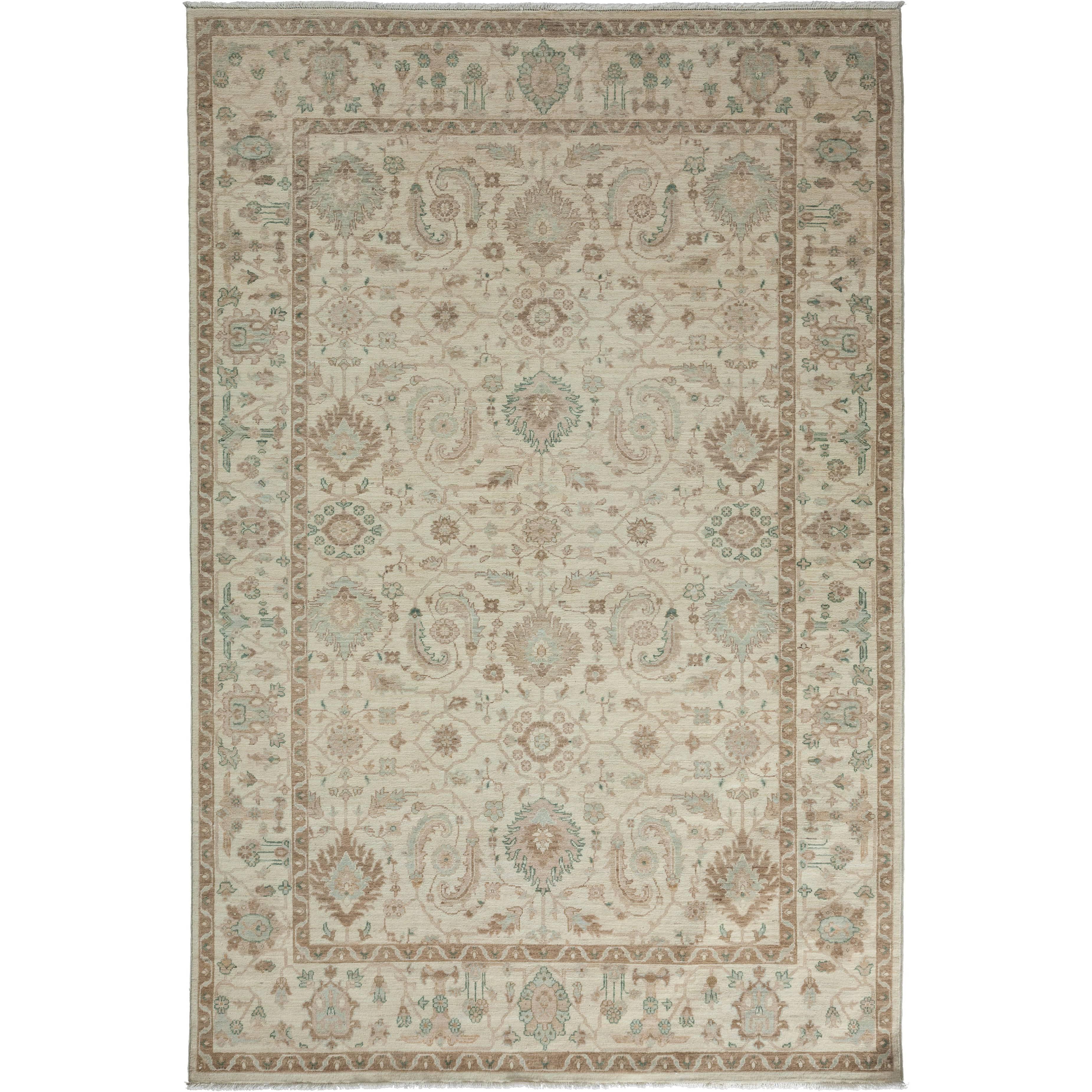 Oushak, Hand-Knotted Area Rug