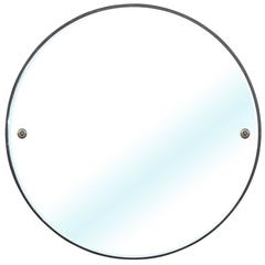 Mid-Century Modern Scandinavian Round Mirror