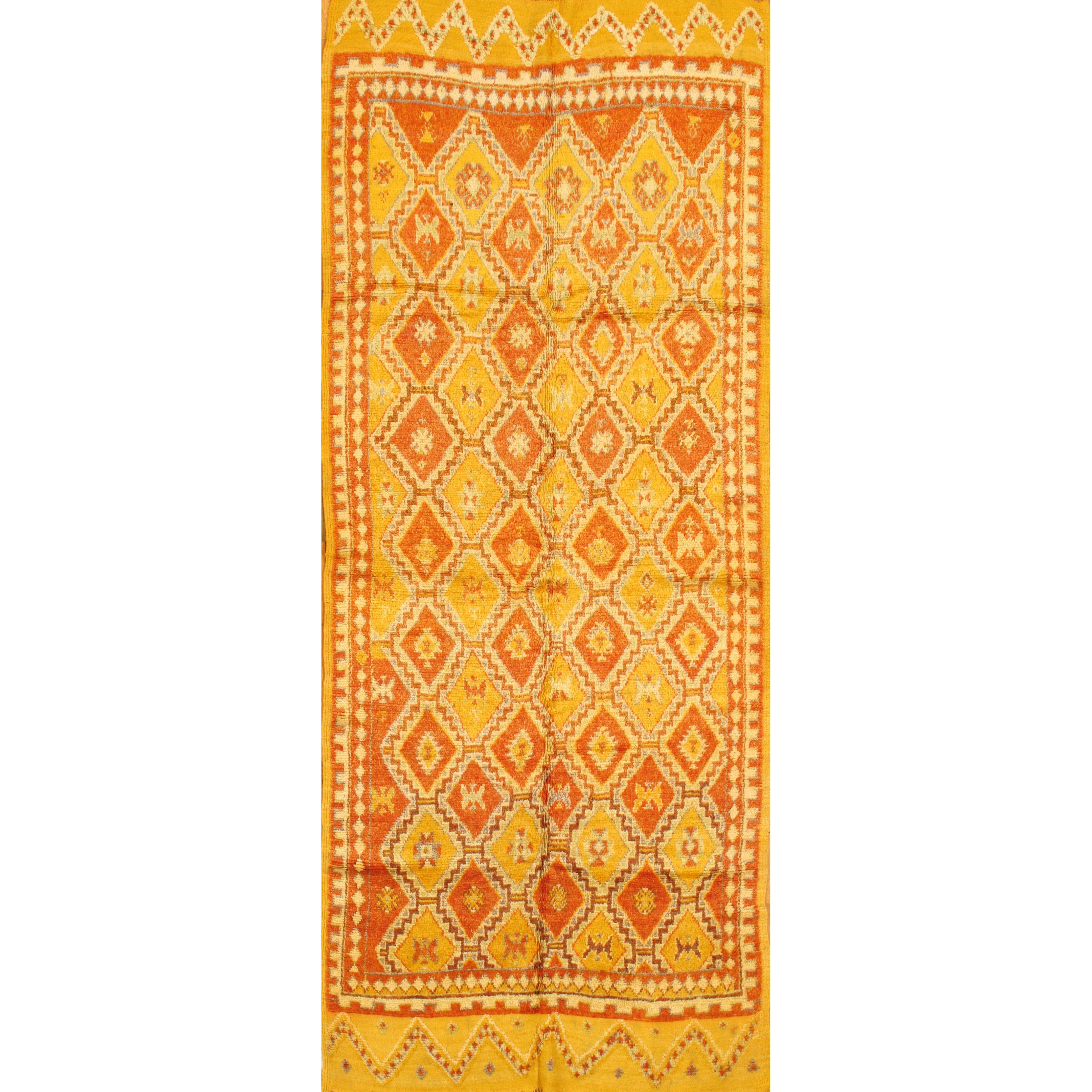 681 Vintage Tribal African Rug, 20th Century For Sale at 1stDibs