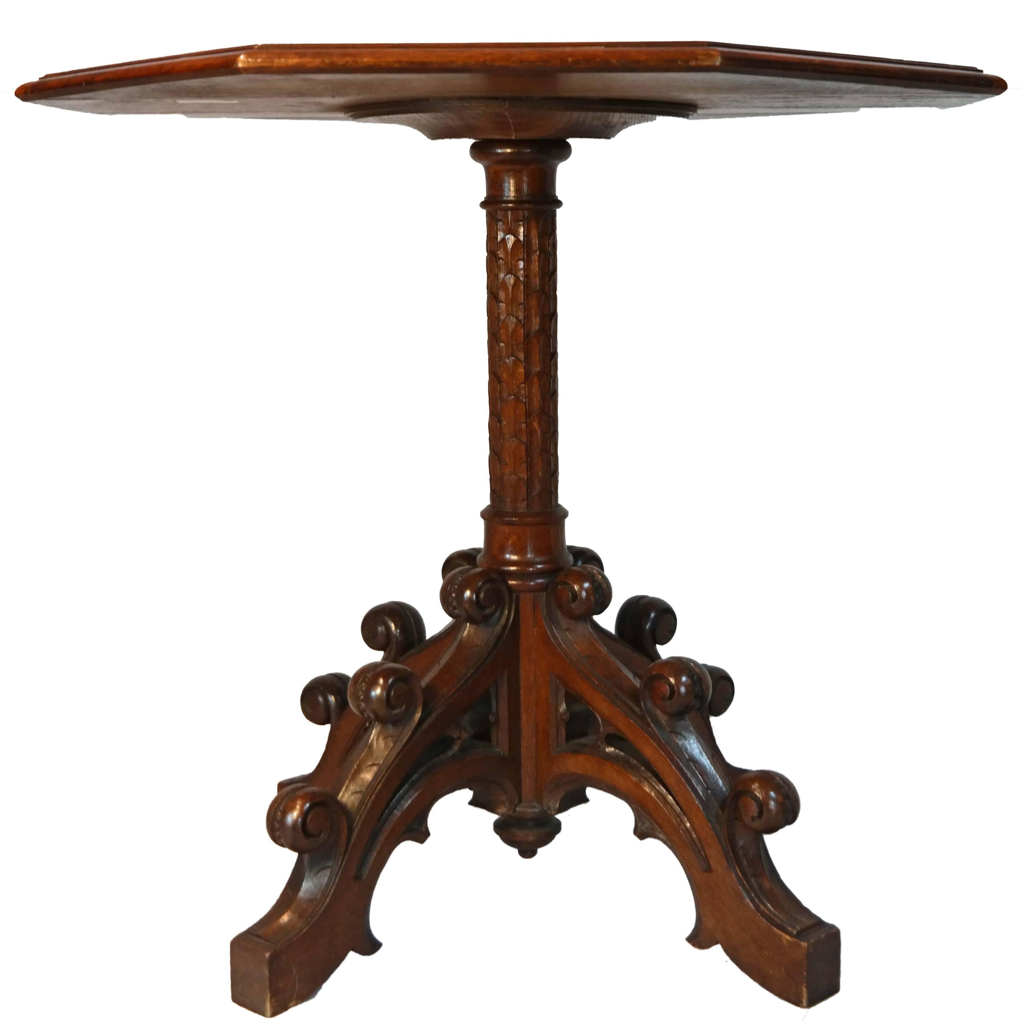 19th Century Gothic Revival Table