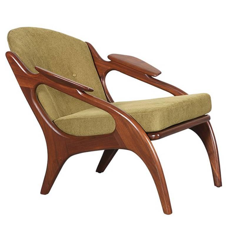 Adrian Pearsall Model 2249-C Lounge Chair for Craft Associates