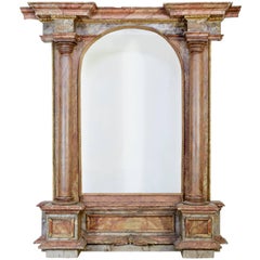 18th Century and Later Painted Italian Architectural Mirror