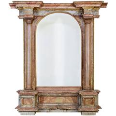 18th Century and Later Painted Italian Architectural Mirror 8