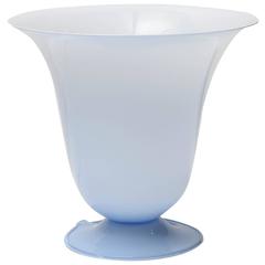 Venini Blue "Incamiciato" Murano Glass Italian Table Lamp, 1930s 