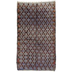 Vintage Berber Moroccan Rug with Modern Style 6