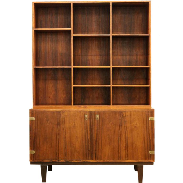 MidCentury Modern Peter Lovig Nielsen Rosewood Bookcase Credenza 1960s