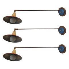Three Large 1950s Italian Directional Lights 4