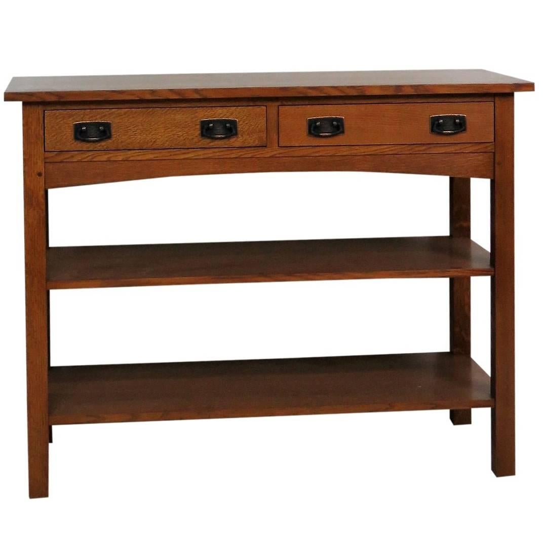 Stickley Oak Server For Sale at 1stDibs