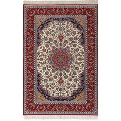 Vintage Isfahan Persian Rug 5