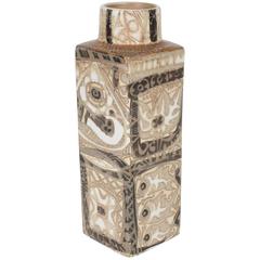 Mid-Century Modernist Ceramic Danish Vase with Geometric Designs, Nils Thorsson 1