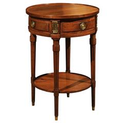 19th Century Walnut Louis XVI Style Gueridon, circa 1880