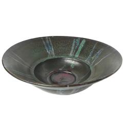 Thom Lussier Stone-Green Ceramic Fruitbowl 10